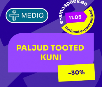 E-smaspäev 11.05 - Paljud tooted kuni -30%